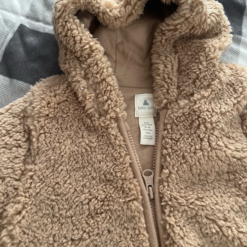 Cozy Tan Kids One Piece - Picture 2 of 3